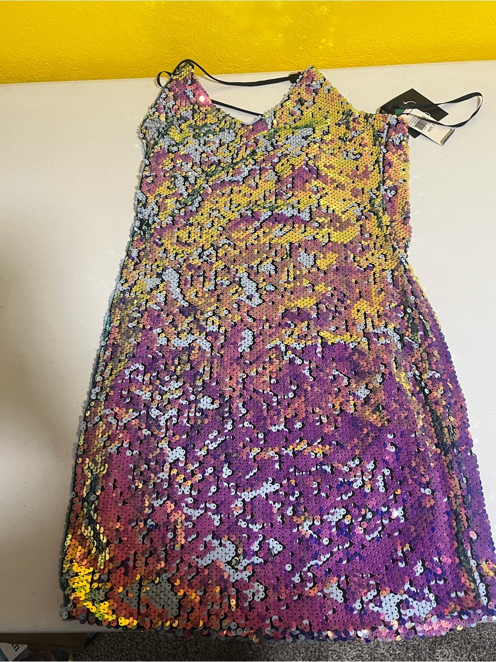 Women’s Purple Sequin Party Dress